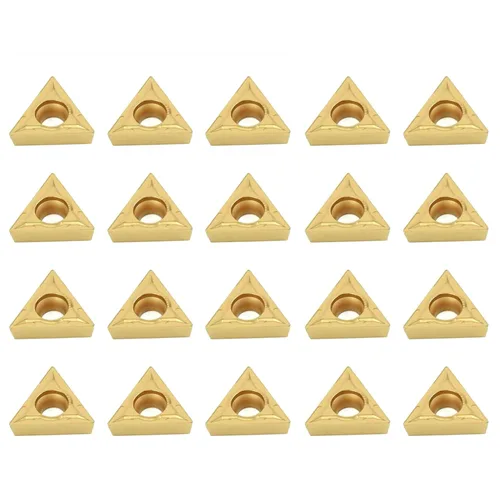Miniatura 4 de BestParts 20PCS TCMT16T304 insertos de torneado de carburo, TCMT32.51 Insertar la cuchilla de corte para el tenedor de la herramienta de torneado