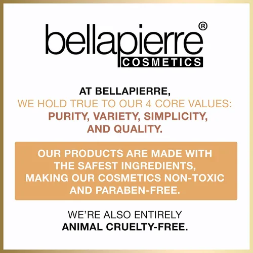 Miniatura 8 de bellapierre Base mineral compacta SPF 15, maquillaje natural vegano y libre de crueldad, base mate de cobertura completa, hipoalergénica, sin aceite