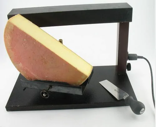 Miniatura 3 de Li Bai Raclette - Máquina eléctrica comercial para media rueda de queso Nacho, ángulo ajustable, acero inoxidable, 650 W, calentamiento rápido