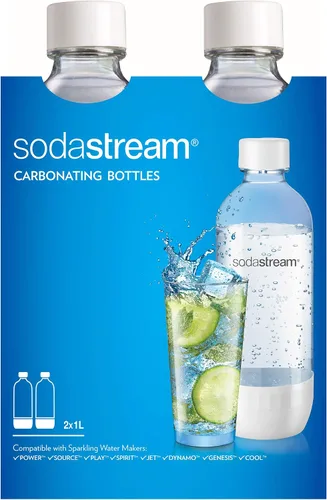 Miniatura 7 de SodaStream 1L Classic DWS Botella para bebidas carbonatadas, color negro (paquete doble), paquete de 2