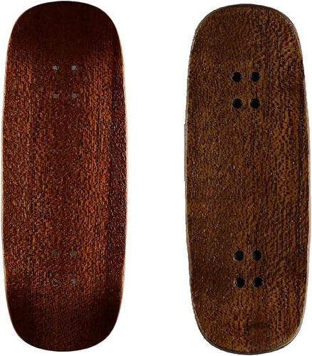 Miniatura 2 de NOAHWOOD Diapasón de madera PRO 9.0 completo (Noah Team 9.0 nariz corta cola corta) hecho a mano (cubierta + camiones Prince Silver de 1.339 in)
