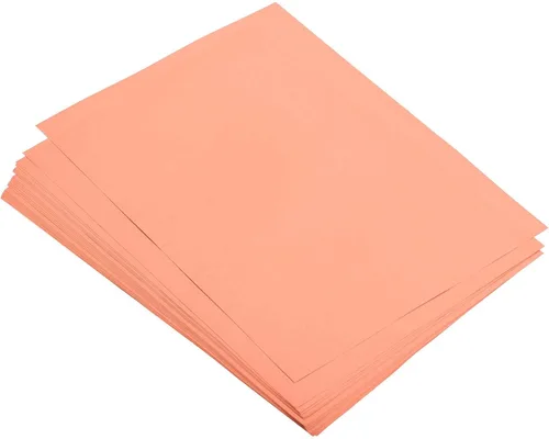 Miniatura 10 de MECCANIXITY 50 hojas de papel de copia de color de 8 1/2 pulgadas, papel de impresora de 2.54 oz/m², amarillo fluorescente para impresión
