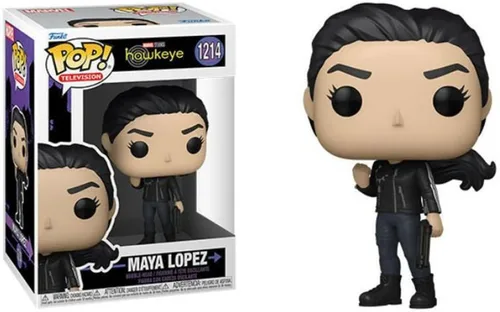 Miniatura 2 de POP Marvel: Hawkeye - Echo (Maya Lopez) figura de vinilo de Funko (paquete con funda protectora de caja compatible)