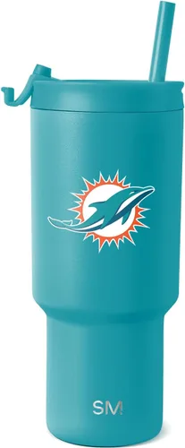 Miniatura 31 de Simple Modern - Vaso de 30 oz con tapa abatible y tapa con pajita Arizona Cardinals
