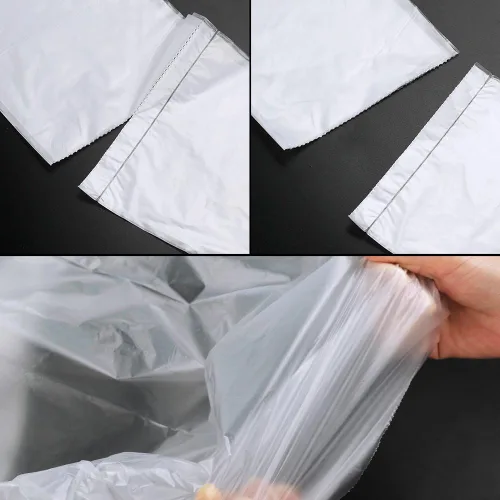 Miniatura 2 de Idotry - 180 bolsas de basura transparentes de 2.5 galones, bolsas de basura pequeñas para baño