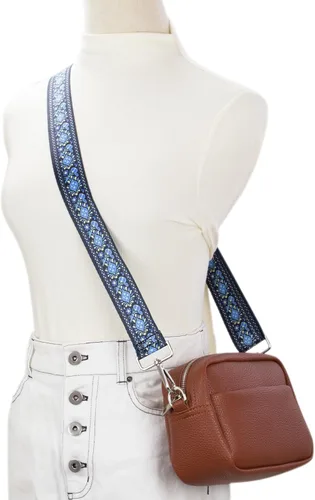 Miniatura 3 de ZANQANO - Correa de repuesto para bolsa bandolero, ajustable, estilo guitarra, multicolor