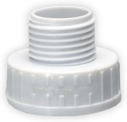 Miniatura 2 de WaterStorageCube 2 accesorios de conexión de manguera para cubos y bolsas plegables de agua, plástico de grado alimenticio, se adapta a mangueras