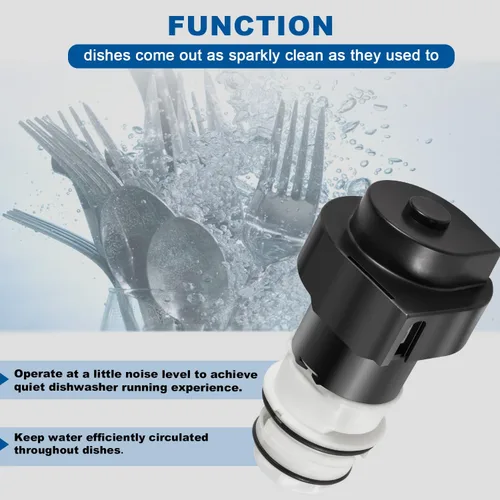 Miniatura 5 de 154844301 Kit de motor 154844301 Motor de bomba de circulación para lavavajillas con juntas tóricas para lavavajillas Frigidaire, reemplazo