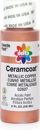 Miniatura 22 de Delta Creative Ceramcoat - Pintura acrílica metálica y perla en varios colores (2 onzas), color aguamarina Cool Pearl