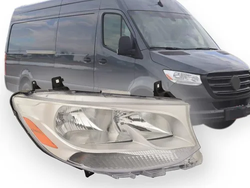 Miniatura 7 de APA - Lámpara de cabeza de repuesto para 2019 2020 2021 2022 19 20 20 21 22 M-Benz Sprinter Cargo Van Driver lado izquierdo MB2502259