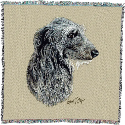 Miniatura 10 de Pure Country Weavers Robert May - Manta cuadrada para regazo de sabuesos afganos, regalo para los amantes de los perros, manta de tapiz tejida