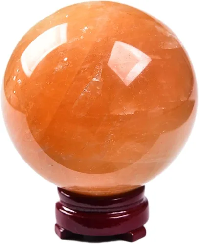Miniatura 57 de JIC Gem Esfera de cristal de cuarzo Pietersite, bola de cristal decorativa azules y marrones dorados para meditación, decoraciones de mesa