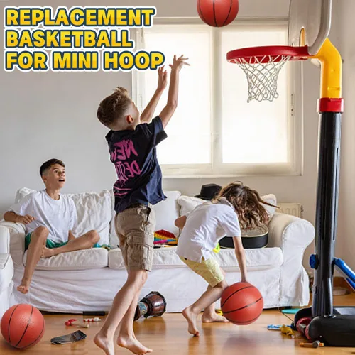 Miniatura 6 de LNCOJOLM Pelota de baloncesto de 9.8 pulgadas para niños y adolescentes, pelota suave para aro de baloncesto, bolas impermeables de PVC tamaño 7