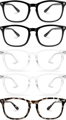 Miniatura 11 de NZKNP Blue Light Glasses for Woman Men,Blue Light Blocking Glasses,Clear Glasses