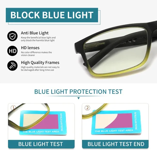 Miniatura 3 de Gafas de Lectura con Bloqueo de Luz Azul Paquete de 4 Lectores de Computadora para Mujeres y Hombres, Anteojos con Filtro de Rayos UV Antirreflejos