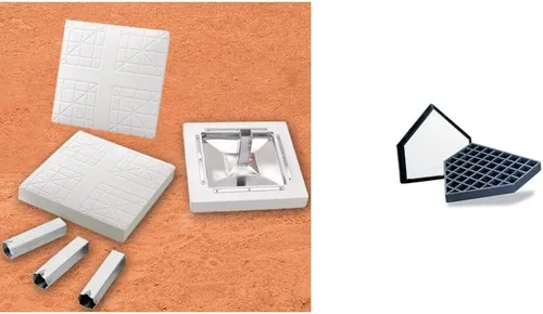 Miniatura 5 de MacGregor® Major League Bases con anclajes (juego) y placa de anclaje profesional Champion Sports