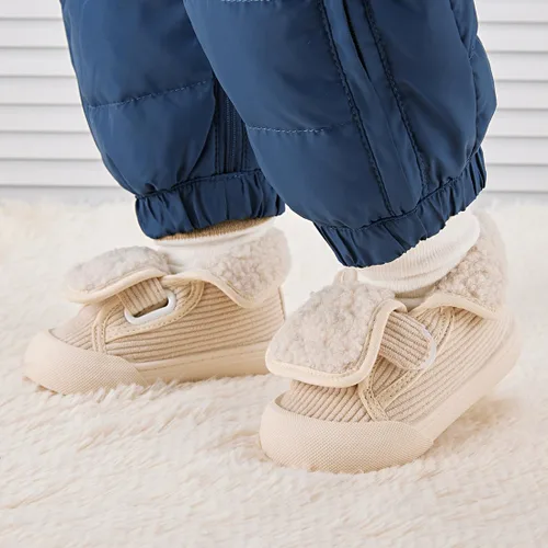 Miniatura 77 de BMCiTYBM Botas de nieve de invierno para bebés y niños pequeños, de piel sintética, cálidas, antideslizantes, zapatos para primeros pasos
