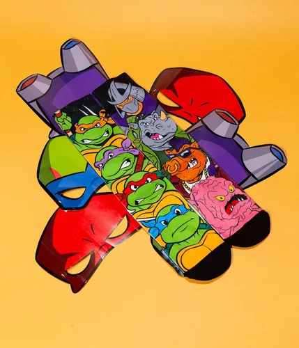 Miniatura 4 de Odd Sox, Nickelodeon TMNT Teenage Mutant Ninja Turtles, 90's Cartoon, Fun Socks
