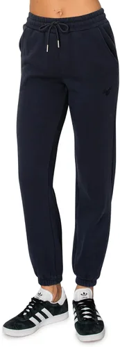 Miniatura 29 de Cali1850 Pantalón deportivo Cloud Nine Fleece para mujer, cintura alta, ajuste holgado, dos bolsillos, cintura elástica con cordón