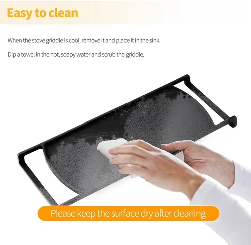 Miniatura 6 de Allstare 316499902 - Plancha de repuesto para estufa Frigidaire, placa superior de 20 x 7.95 pulgadas, cocina de gas Frigidaire, placa central