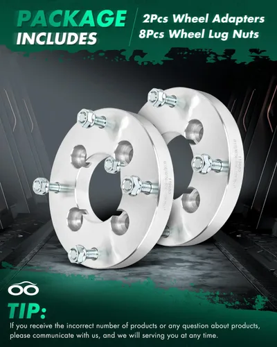 Miniatura 2 de SCITOO 2 adaptadores de rueda de 1 pulgada 4x110 a 4x156 de diámetro de 2.913 in, pernos de 12 x 1.25 y 4 lengüetas, adaptadores para Honda ATC250R