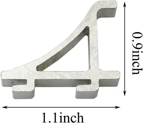 Miniatura 2 de 4 unids congelador estante clip aluminio refrigerador refrigerador refrigerador estante soporte suministros para el hogar