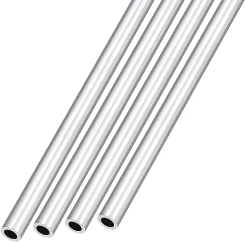 Miniatura 22 de METALLIXITY Tubo de aluminio 6063 (0.118 in de diámetro exterior x 0.079 in de diámetro interior x 11.811 in de largo), 4 piezas, tubo redondo