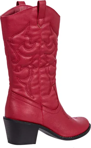 Miniatura 6 de Charles Albert - Botas estilo vaquero para mujer, botas con detalles bordados