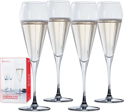 Miniatura 8 de Spiegelau Willsberger - Juego de 4 copas de vino tinto burdeos, cristalería transparente fabricada en Alemania para cena, fiesta de cumpleaños