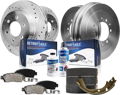 Miniatura 29 de Detroit Axle - Kit de freno delantero para Ford F-150 2010-2011, Ford Expedition Lincoln Navigator 2010-2021, repuesto de pastillas de freno