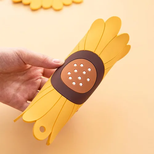 Miniatura 6 de Sunflower Trivet Mat Silicone Hot Pot Holder Hot Pads for Table and Countertop, Soft Rubber Multi-Use Trivets for Pots & Hot Dish, Non Slip Coasters