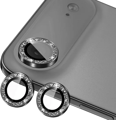 Miniatura 23 de Protector de lente de cámara compatible con iPhone 11, 11 Mini, 11 Pro y iPhone 11 Pro Max (paquete de 3 + 1), purpurina brillante, funda de cámara