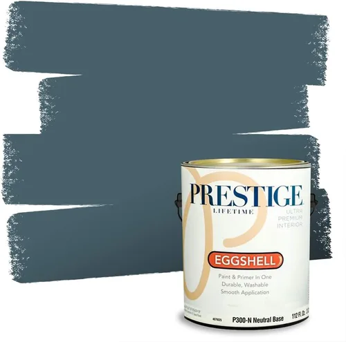 Miniatura 30 de PRESTIGE Pintura interior e imprimación en uno, azul cielo, semi-brillante, 1 galón