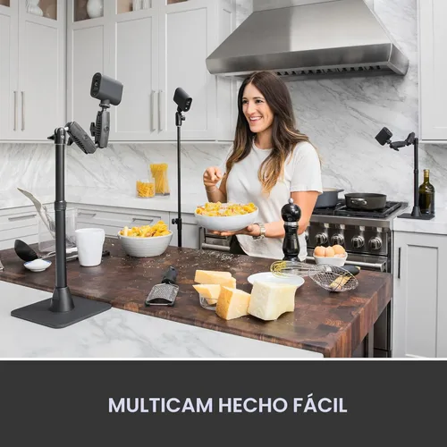 Miniatura 5 de Logitech for Creators Mevo Start, cámara inalámbrica de transmisión en vivo, calidad de video HD de 1080p, control inteligente de aplicaciones