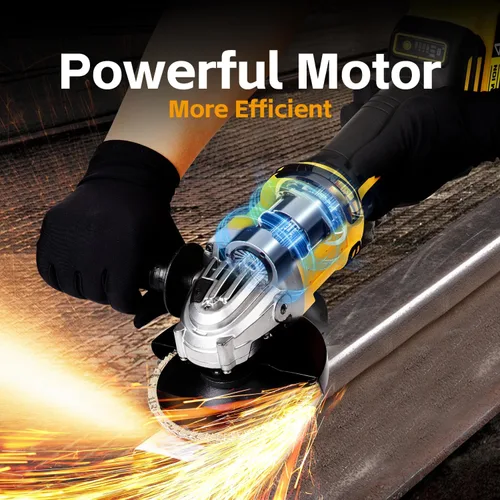 Miniatura 2 de Amoladora angular inalámbrica compatible con batería Dewalt 20V Max (SIN batería) (SIN ruedas) Amoladora angular sin escobillas de 4-1/2