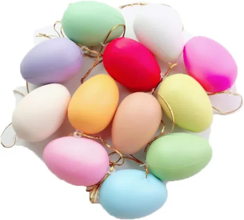 Miniatura 7 de 50 huevos de Pascua rellenos de plástico de 2.5 pulgadas para niños, juguetes de Pascua para fiestas de Pascua, caza, regalos para niños