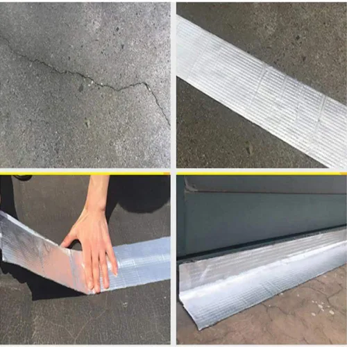 Miniatura 3 de Cinta de goma butílica, Cinta de papel de aluminio sellada, Banda autoadhesiva sellada impermeable, Cinta de reparación flexible, para grietas