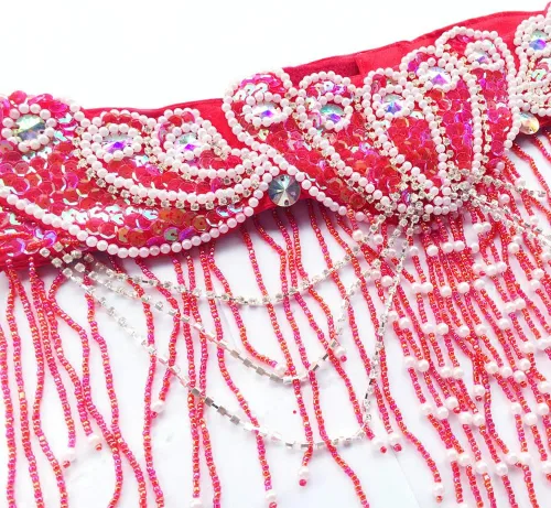 Miniatura 5 de ROYAL SMEELA Disfraz de danza del vientre para mujer, brasier tribal y cinturón, sexy traje de baile profesional para carnaval