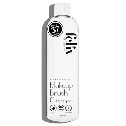 Solución limpiadora de brochas de maquillaje líquida, sin enjuague, secado rápido, hidratante, sin fragancia, para pinceles de maquillaje naturales
