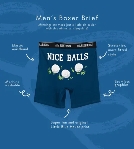 Miniatura 6 de Little Blue House Calzoncillos tipo bóxer divertidos para hombre