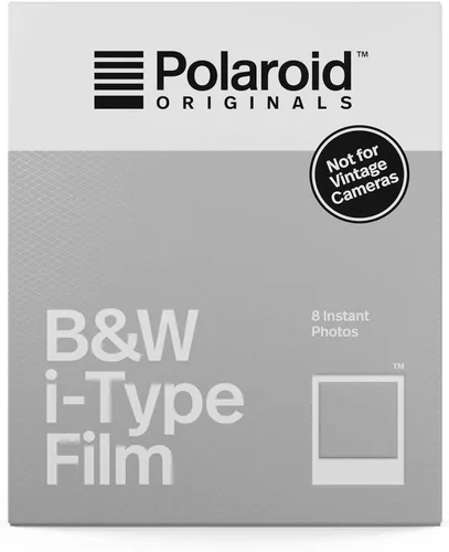 Polaroid Originals - Película instantánea en blanco y negro para I-TYPE, blanco (4669), 8x10 pulgadas