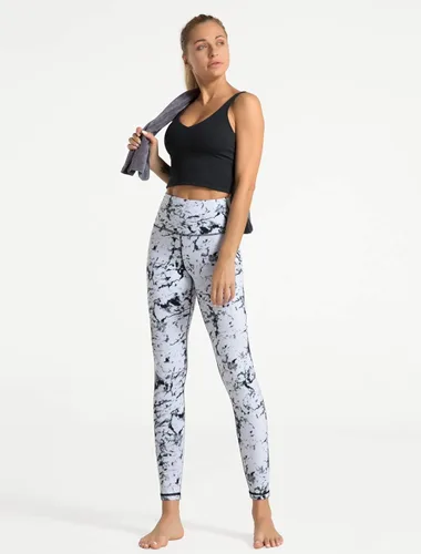 Miniatura 5 de Dragon Fit - Pantalones de yoga de compresión con bolsillos interiores pantalones atléticos de cintura alta con control de abdomen leggings