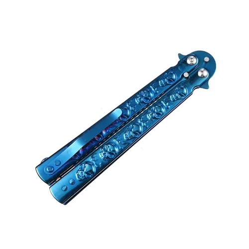 Miniatura 3 de Peines plegables de acero inoxidable plegable práctica peines herramientas de peinado para el deporte al aire libre uso titanio hecho