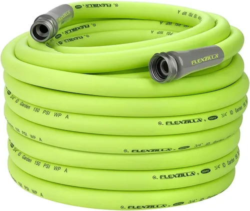 Miniatura 10 de Manguera de jardín Flexzilla de 3/4 pulgadas x 50 pies, manguera de agua ligera para todo tipo de clima, resistente y flexible, conexiones sin fugas