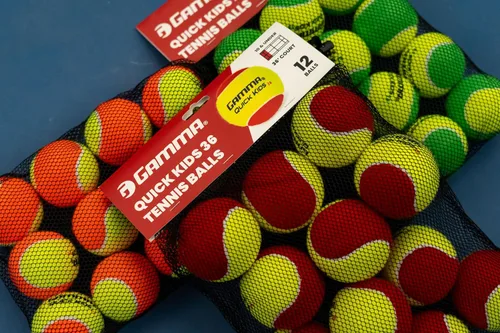 Miniatura 6 de GAMMA Quick Kids Training Tennis Balls for Kids & Beginners, Low-Compression Core Reduces Speed & Bounce, Great for Tennis Practice, USTA & ITF