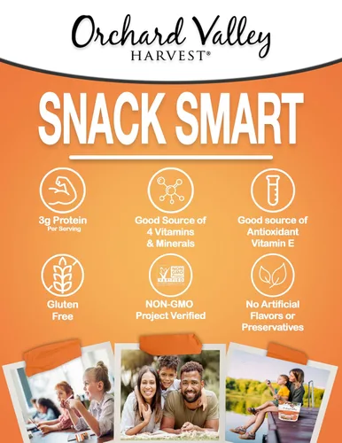 Miniatura 4 de Orchard Valley Harvest - Mezcla antioxidante, bolsas de 1 onza (paquete de 15), almendras, arándanos, arándanos, anacardos y pepitas, sin OMG, sin