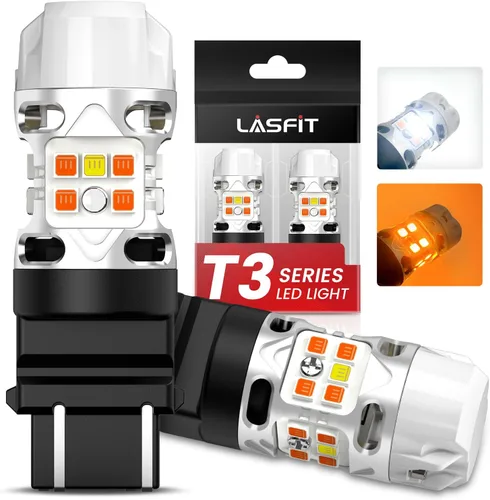 Miniatura 17 de LASFIT PWY24W Bombillas LED de señal de giro PW24W Resistencia integrada Canbus sin errores, extremadamente brillante, intermitente ámbar/amarillo