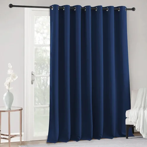 Miniatura 90 de RYB HOME - Cortinas opacas para patio - Cortinas con ojales sólidos, paneles de ventana grandes, eficiencia energética, cortinas de privacidad