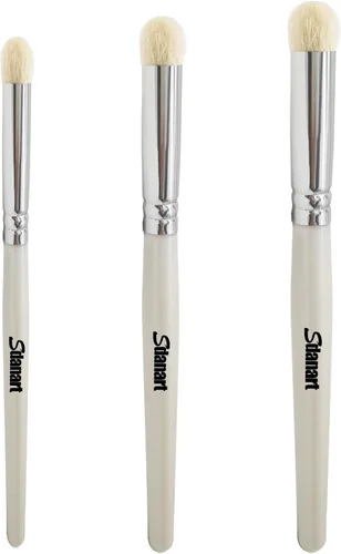 Sdanart Juego de pinceles de secado Hobby Drybrush para pintura, juego de pinceles de pintura de detalle, 3 piezas de arte profesional y pinceles de