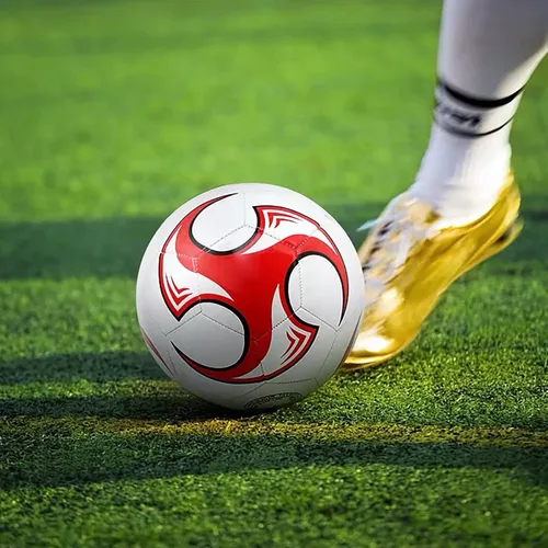 Miniatura 4 de Balón de fútbol tamaño 3, 4, 5 con aguja de bomba, diseño antiexplosión, para interiores y exteriores, adecuado para niños, práctica